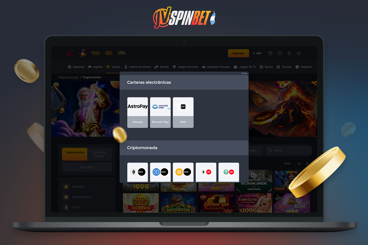 Jvspin Casino permite realizar depósitos y retiradas con facilidad